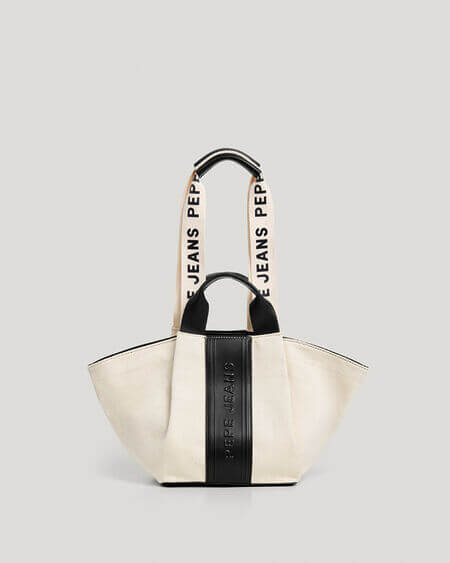 Bolso shopper logo Pepe Jeans