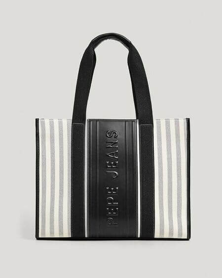 Bolso Shopper de Rayas Pepe Jeans