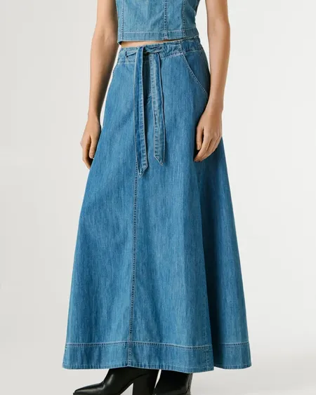 Falda Maxi Belt Pepe Jeans