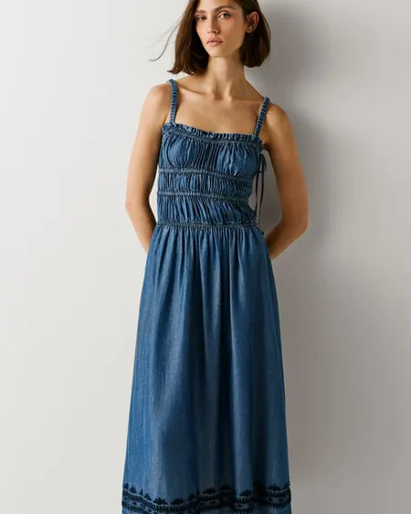 Vestido Cass Tencel Pepe Jeans