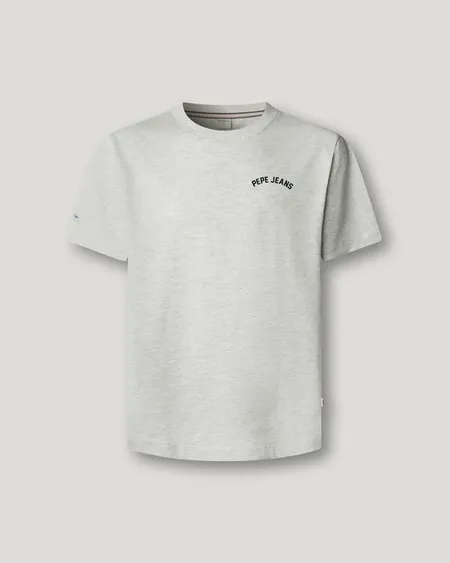 Camiseta Gideon Tee Light Grey Pepe Jeans
