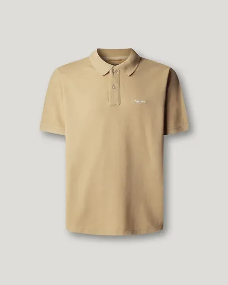 Polo Oscar Malt beige Pepe Jeans
