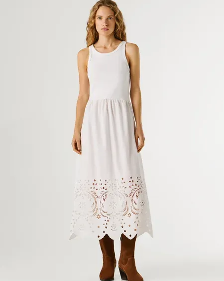 Vestido Naomi White Pepe Jeans