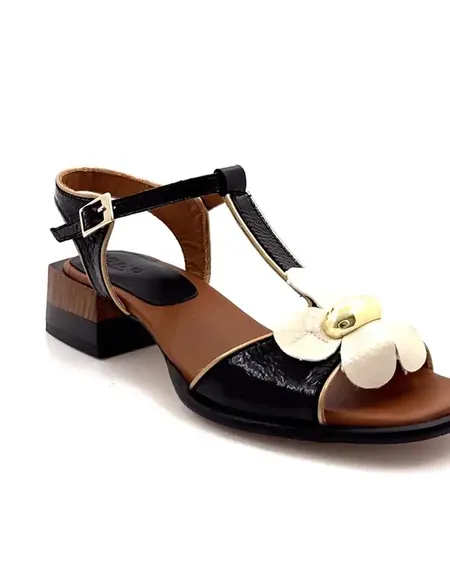 Sandalia tacón piel Nemonic