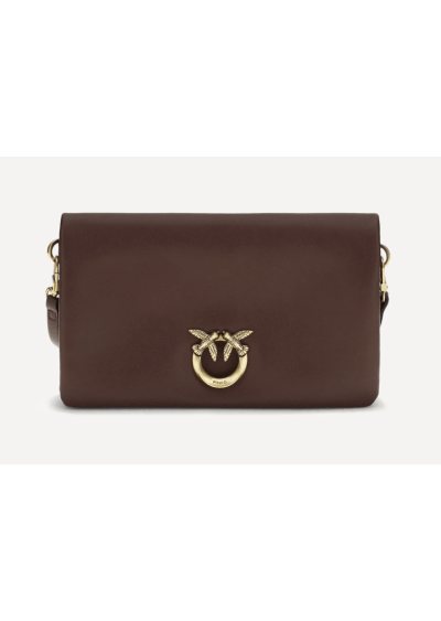 Bolso Click Soft Horizontal Mini Burgundi Pinko