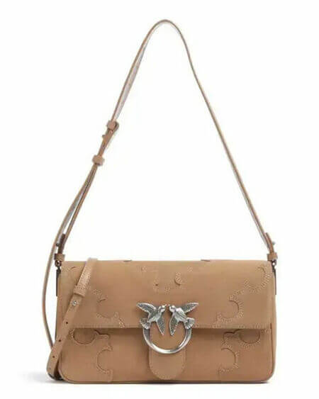 Bolso Love One Slouchy Classic Beige Pinko