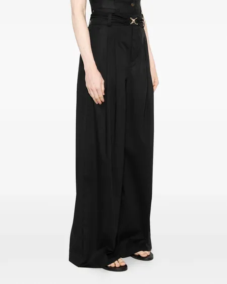 Pantalón Palazzo Negro Twinset