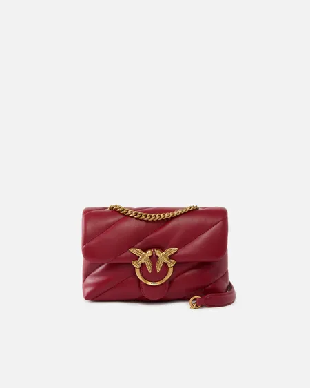 Mini Love Bag Puff Maxi Quilt Rojo Pinko