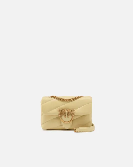 Bolso Love Puff Baby Amarillo Pastel Pinko