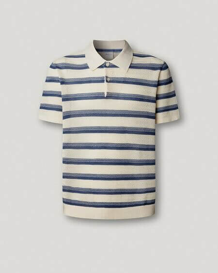 Polo Florian Stripes Navy Pepe Jeans