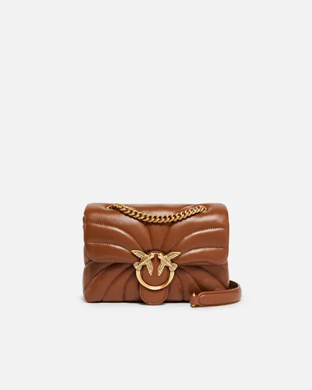 Love Bag Puff Butterfly Brown Pinko