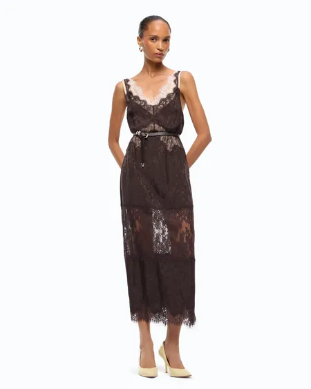 Vestido Lencero Aster Pinko