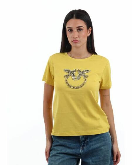 Camiseta Quentin Amarillo Pinko