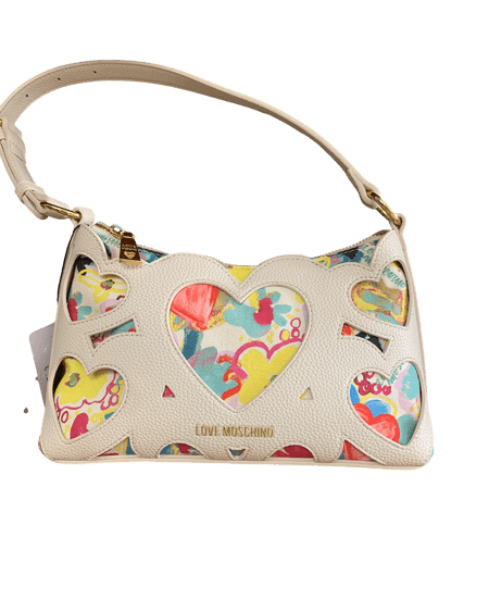 Bolso Hombro Corazones Love Moschino