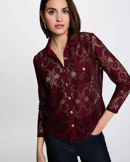 Camisa De Encaje Tlilou Morgan De Toi