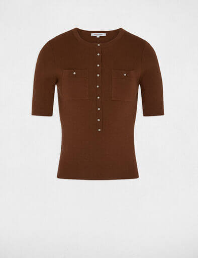 pull-col-rond-manches-courtes-marron-chocolat-femme-vue3-32536311066451231