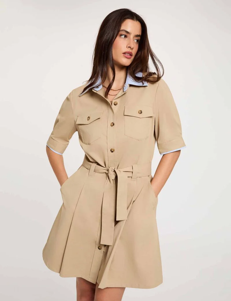 robe-courte-col-a-revers-beige-femme-vue5-32536311068861043