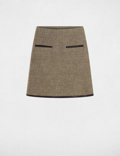 jupe-tweed-taille-haute-vert-kaki-femme-vue3-32536311068101245