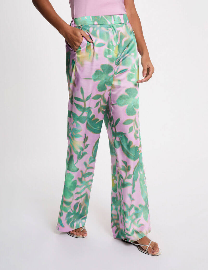 pantalon-large-taille-haute-multicolore-femme-vue5-32536311057350900