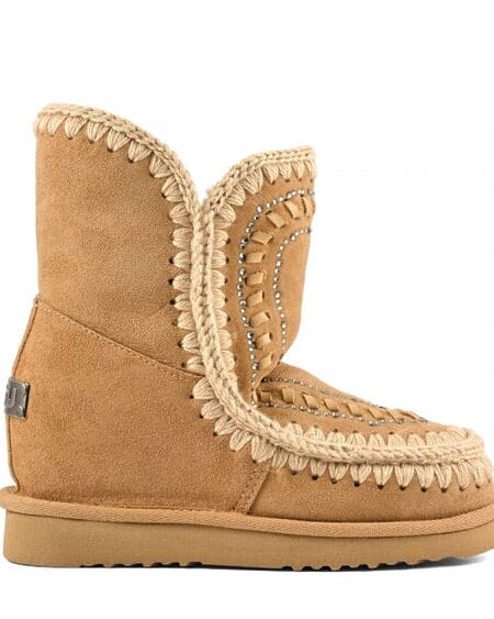 Bota E.I.W. Short Strass Tobacco Mou