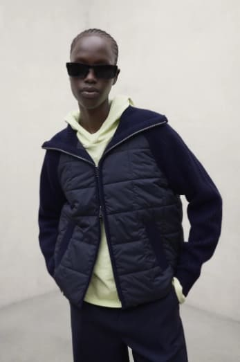 Chaqueta Daniela Hybrid Navy Ecoalf