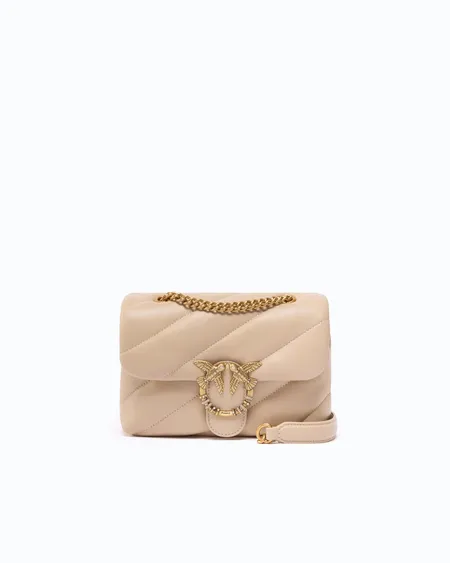 Bolso Mini Puff New Buckle Sheep Beige Pinko
