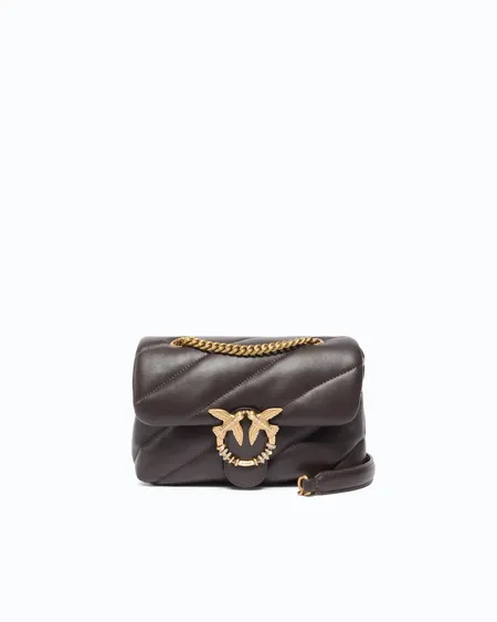 Bolso Mini Puff New Buckle Sheep Marrone Pinko