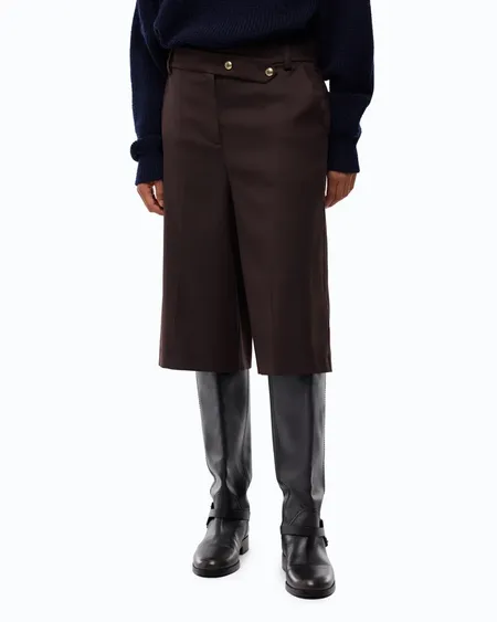 Bermudas Merlot Marrone Pinko