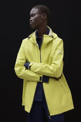 Chaqueta Diluvio Lime Ecoalf