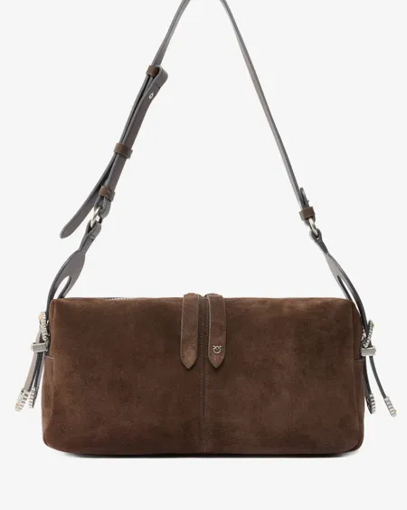 Bolso 24 Classisc Suede Pinko
