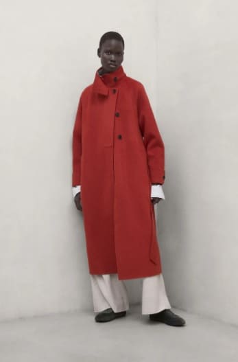 Abrigo Lora Dark Orange Ecoalf