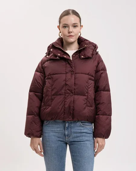 Chaqueta Acolchada Bordeaux Twinset