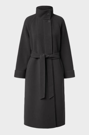 Abrigo Lora Charcoal Khaki Ecoalf