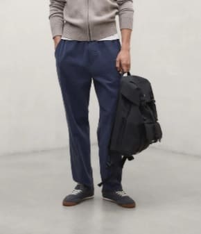 Pantalón Gina Steel Blue Ecoalf