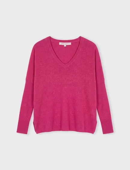 Jersey Camille Heather Raspberry Absolut Cashmere