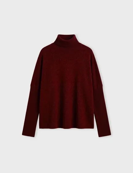 Jersey Clara Deep Cherry Absolut Cashmere
