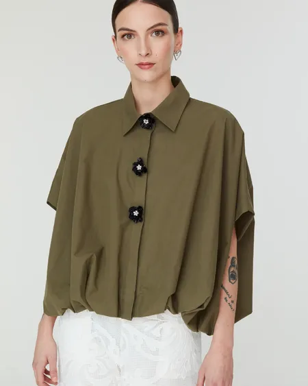 Blusa Livia Verde Jovonna London