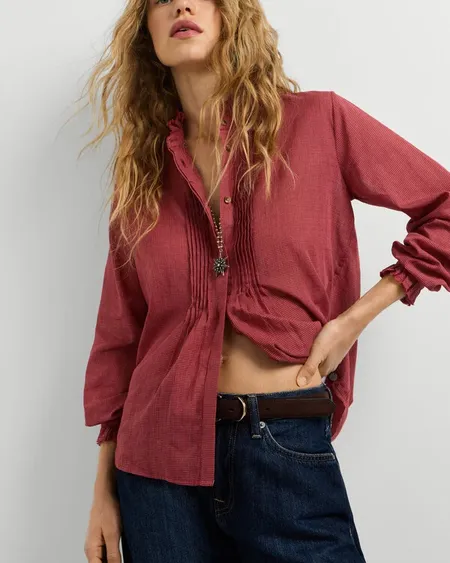 Blusa June Berry Red Pepe Jeans