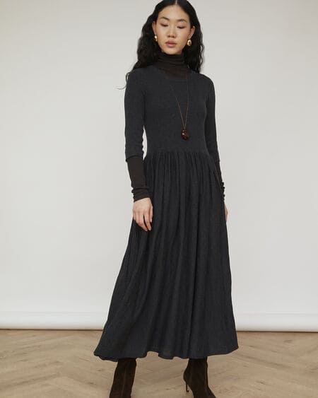 Vestido Largo De Punto Seren Jovonna London