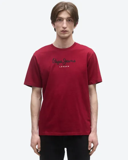 Camiseta Eggo N Ruby Wine Red Pepe Jeans