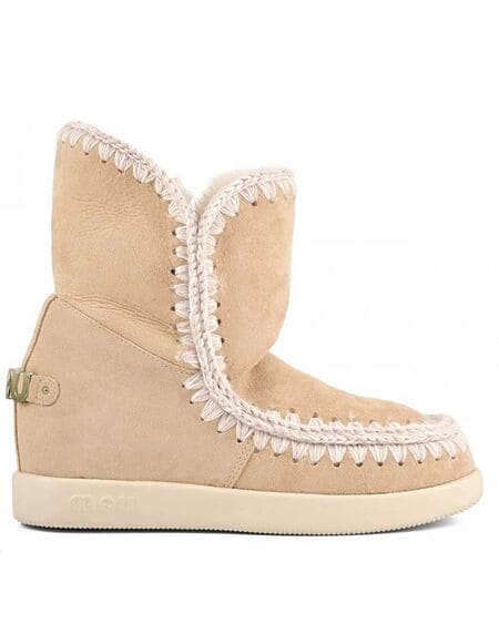 Bota New Inner Wedge Suede Mou