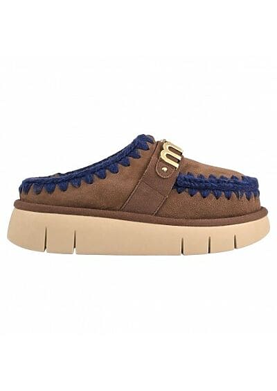 Bounce Clog Metal Logo Brown Pepper Mou