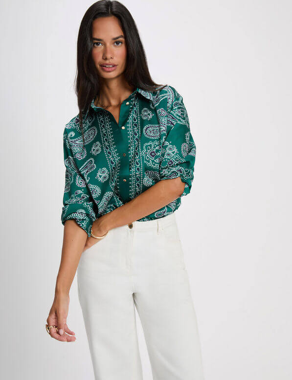 chemise-satinee-col-a-revers-multicolore-femme-vue1-32536311068810900