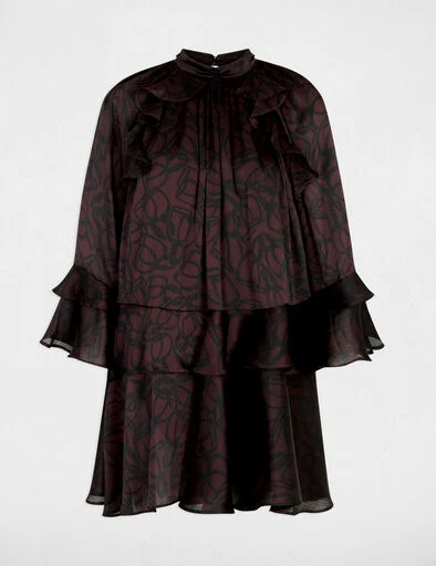 robe-courte-col-montant-multicolore-femme-vue3-32536311068800900