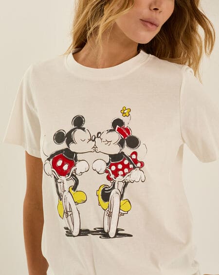 Camiseta Mickey Minnie Souvenir