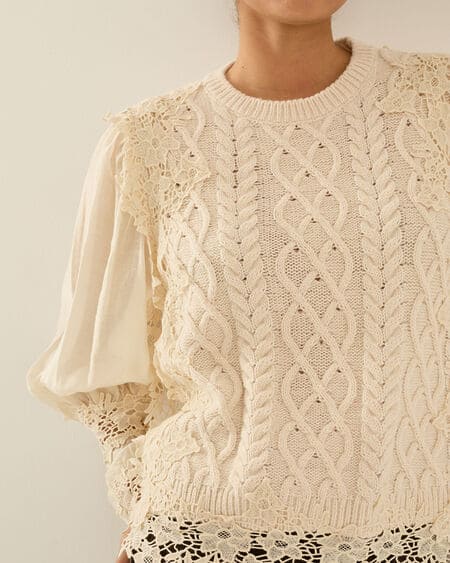 Blusa Detalle Punto Ochos Souvenir