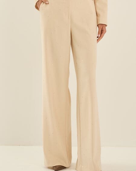 Pantalón Vestir Crema Souvenir